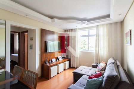 Sala de apartamento à venda com 2 quartos, 76m² em Sagrada Família, Belo Horizonte