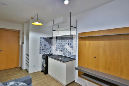 Sala/Cozinha de apartamento para alugar com 1 quarto, 27m² em Belenzinho, São Paulo