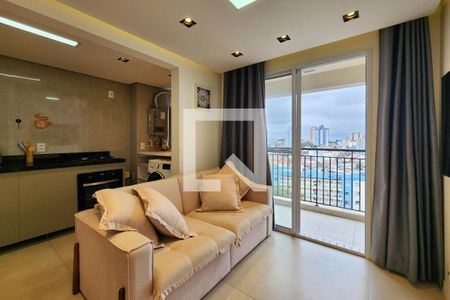 Sala de apartamento para alugar com 1 quarto, 42m² em Jardim Olavo Bilac, São Bernardo do Campo