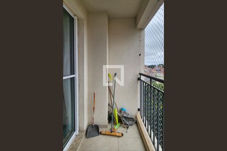 Varanda de apartamento para alugar com 1 quarto, 42m² em Jardim Olavo Bilac, São Bernardo do Campo