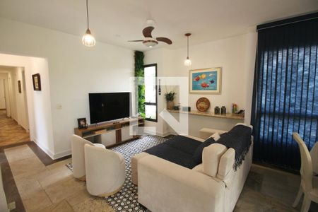 Sala de apartamento para alugar com 3 quartos, 180m² em Pitangueiras, Guarujá