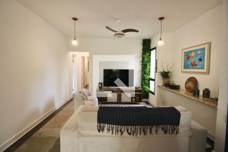 Sala de apartamento para alugar com 3 quartos, 180m² em Pitangueiras, Guarujá