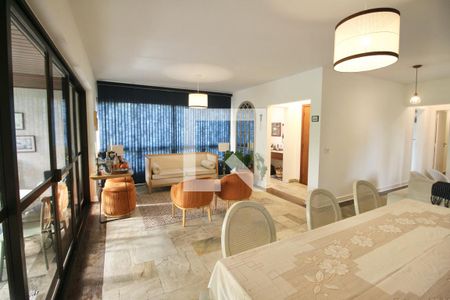 Sala de apartamento para alugar com 3 quartos, 180m² em Pitangueiras, Guarujá