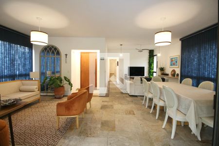 Sala de apartamento para alugar com 3 quartos, 180m² em Pitangueiras, Guarujá