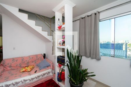 Sala de apartamento à venda com 3 quartos, 116m² em Novo Riacho, Contagem