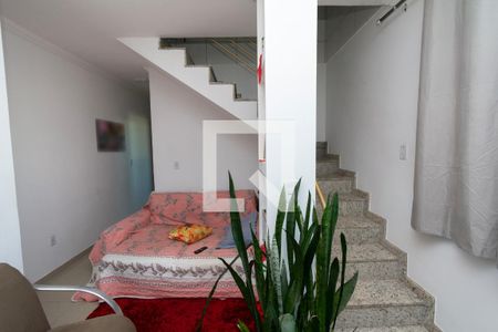 Sala de apartamento à venda com 3 quartos, 116m² em Novo Riacho, Contagem