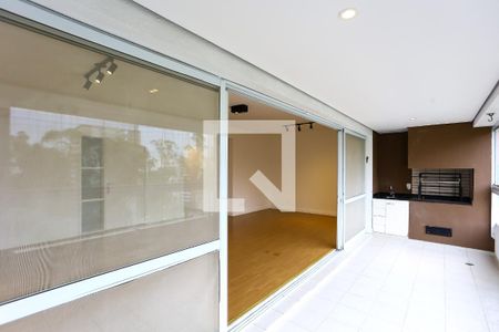 Varanda da Sala de apartamento à venda com 3 quartos, 140m² em Vila Andrade, São Paulo