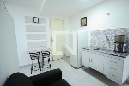 Sala/Cozinha de apartamento para alugar com 1 quarto, 34m² em Parque da Mooca, São Paulo