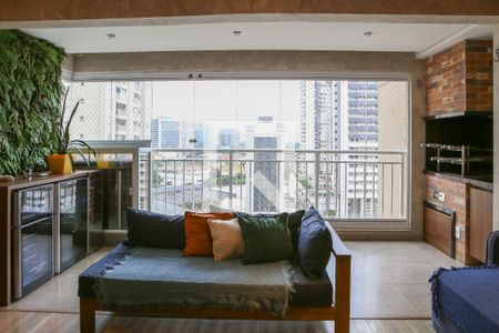 Sala e Varanda Gourmet de apartamento à venda com 2 quartos, 82m² em Várzea da Barra Funda, São Paulo