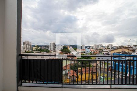 Varanda de kitnet/studio para alugar com 1 quarto, 33m² em Vila Galvão, Guarulhos