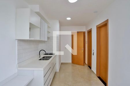 Sala/Cozinha de apartamento para alugar com 1 quarto, 24m² em Belenzinho, São Paulo