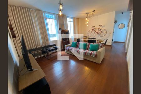 Sala  de apartamento à venda com 2 quartos, 76m² em São Lucas, Belo Horizonte