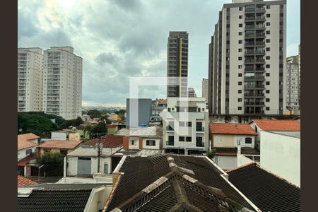 Vista sala de apartamento à venda com 2 quartos, 108m² em Vila Valparaiso, Santo André