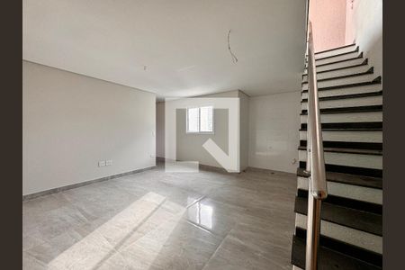 Sala de apartamento à venda com 2 quartos, 108m² em Vila Valparaiso, Santo André