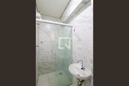 Banheiro de kitnet/studio para alugar com 1 quarto, 35m² em Vila Paulista, Guarulhos