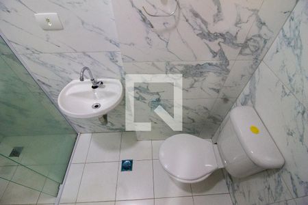 Detalhe do Banheiro de kitnet/studio para alugar com 1 quarto, 35m² em Vila Paulista, Guarulhos