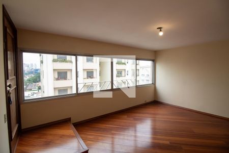 Sala de apartamento para alugar com 3 quartos, 120m² em Brooklin Novo, São Paulo