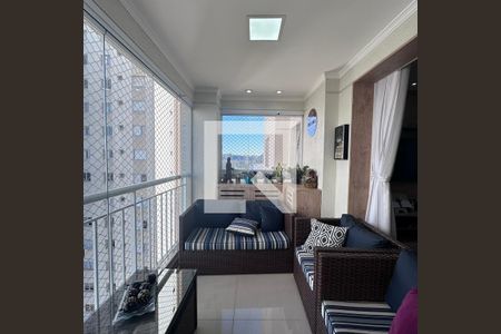Varanda Gourmet de apartamento à venda com 3 quartos, 105m² em Jardim Arpoador, São Paulo