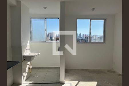 Sala/Cozinha integrada  de apartamento à venda com 2 quartos, 40m² em Barra Funda, São Paulo