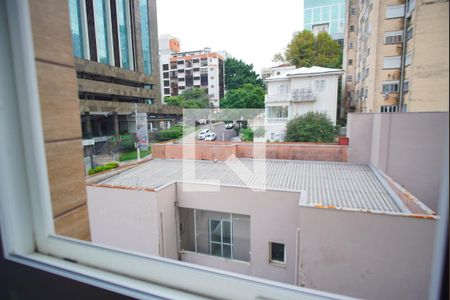 Quarto - Vista de kitnet/studio para alugar com 1 quarto, 37m² em Independência, Porto Alegre