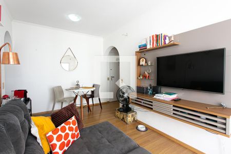 Sala de apartamento à venda com 1 quarto, 48m² em Moema, São Paulo