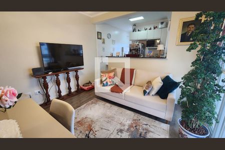 Sala de apartamento para alugar com 1 quarto, 59m² em Boqueirão, Santos