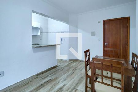 Sala de apartamento para alugar com 1 quarto, 50m² em Maracanã, Praia Grande
