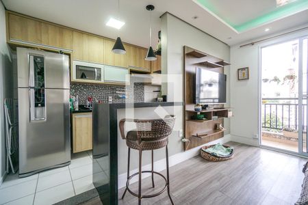 Salae cozinha de apartamento para alugar com 2 quartos, 49m² em Jardim América da Penha, São Paulo