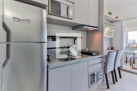 Apartamento para alugar com 25m², 1 quarto e 1 vagaStudio - Quarto e Cozinha