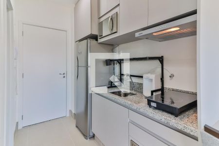 Apartamento para alugar com 25m², 1 quarto e 1 vagaStudio - Quarto e Cozinha