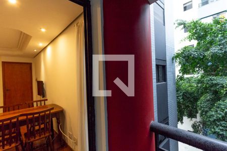 Varanda da Sala de apartamento à venda com 1 quarto, 36m² em Vila Nova Conceição, São Paulo