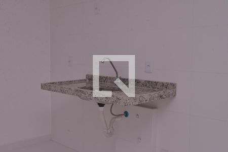 Cozinha de apartamento à venda com 1 quarto, 41m² em Vila Valparaíso, Santo André