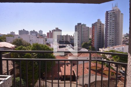 Vista da Sacada de apartamento à venda com 1 quarto, 41m² em Vila Valparaíso, Santo André