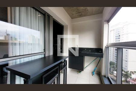 Varanda da Sala de apartamento para alugar com 1 quarto, 40m² em Cambuí , Campinas