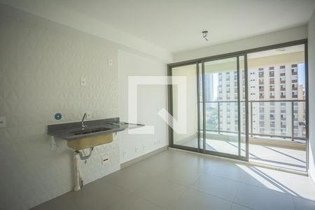 Sala / Cozinha de apartamento à venda com 1 quarto, 35m² em Vila Monte Alegre, São Paulo