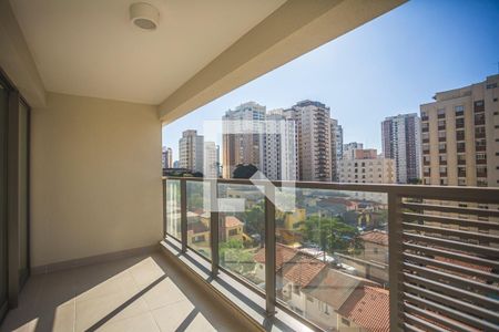 Varanda de apartamento à venda com 1 quarto, 35m² em Vila Monte Alegre, São Paulo