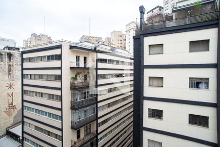 Vista da Sala de kitnet/studio à venda com 1 quarto, 54m² em República, São Paulo