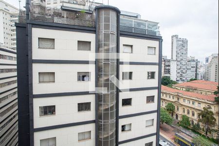 Vista da Sala de kitnet/studio à venda com 1 quarto, 54m² em República, São Paulo