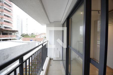 varanda de kitnet/studio para alugar com 1 quarto, 27m² em Ipiranga, São Paulo
