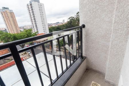 Varanda da Sala de apartamento para alugar com 2 quartos, 40m² em Vila Santana, São Paulo