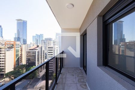 Varanda de kitnet/studio à venda com 1 quarto, 31m² em Vila Olímpia, São Paulo