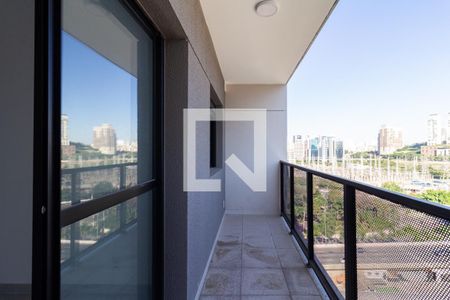 Varanda de kitnet/studio à venda com 1 quarto, 31m² em Vila Olímpia, São Paulo