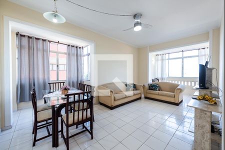 Sala de apartamento para alugar com 3 quartos, 130m² em Aparecida, Santos