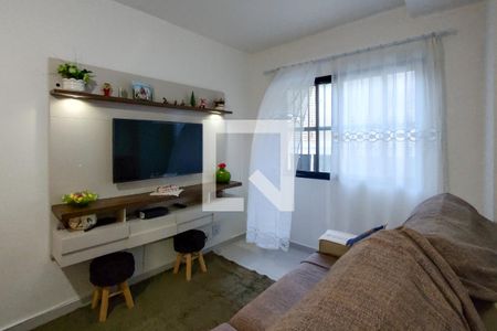 Sala de apartamento para alugar com 1 quarto, 70m² em Vila Tupi, Praia Grande