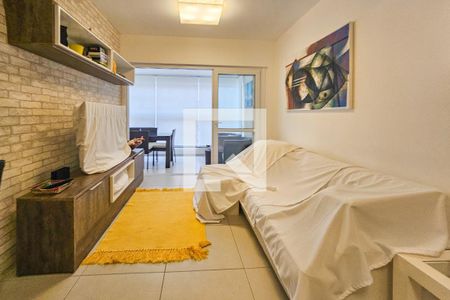 Sala de apartamento para alugar com 3 quartos, 93m² em Centro, Guarujá
