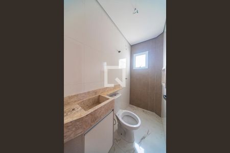 Banheiro  de apartamento à venda com 3 quartos, 140m² em Vila Curuçá, Santo André