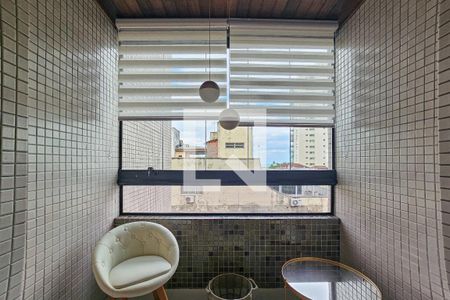 varanda de apartamento para alugar com 2 quartos, 70m² em Jardim Tres Marias, Guarujá