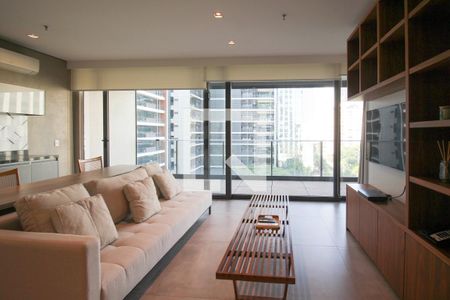 Sala de apartamento à venda com 1 quarto, 66m² em Vila Olímpia, São Paulo