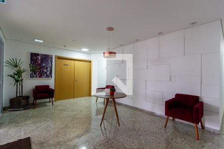 Apartamento à venda com 70m², 2 quartos e 2 vagasHall social