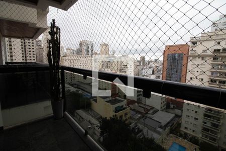 Varanda de apartamento à venda com 1 quarto, 45m² em Jardim Paulista, São Paulo